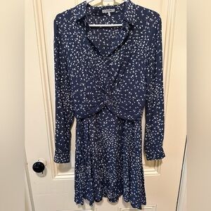 Ganni Barra Crepe Dress